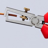 KNIPEX KP-1102160 Pinze spellacavi Isolante di protezione, 165 g, Blu, Rosso