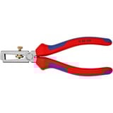 KNIPEX KP-1102160 Pinze spellacavi, Pinza stripper Isolante di protezione, 165 g, Blu, Rosso