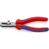 KNIPEX KP-1102160 Pinze spellacavi, Pinza stripper Isolante di protezione, 165 g, Blu, Rosso