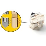 Keychron G186, Interruttore a pulsante argento/trasparente