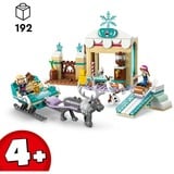 LEGO Disney Princess Avventura sulla slitta di Anna, Giochi di costruzione Set da costruzione, 4 anno/i, Plastica, 192 pz, 516 g