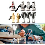 LEGO Star Wars 75372 Battle Pack Clone Trooper e Battle Droid con Veicolo Giocattolo Speeder Bike, Idea Regalo Bambini 7+ Anni, Giochi di costruzione Idea Regalo Bambini 7+ Anni, Set da costruzione, 7 anno/i, Plastica, 215 pz, 227 g