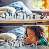 LEGO Star Wars 75372 Battle Pack Clone Trooper e Battle Droid con Veicolo Giocattolo Speeder Bike, Idea Regalo Bambini 7+ Anni, Giochi di costruzione Idea Regalo Bambini 7+ Anni, Set da costruzione, 7 anno/i, Plastica, 215 pz, 227 g