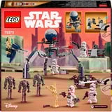 LEGO Star Wars 75372 Battle Pack Clone Trooper e Battle Droid con Veicolo Giocattolo Speeder Bike, Idea Regalo Bambini 7+ Anni, Giochi di costruzione Idea Regalo Bambini 7+ Anni, Set da costruzione, 7 anno/i, Plastica, 215 pz, 227 g