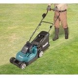 Makita DLM382Z tagliaerba Batteria, Rasaerba blu/Nero, 560 m², 38 cm, 2 cm, 7,5 cm, 40 L, 4 ruota(e)