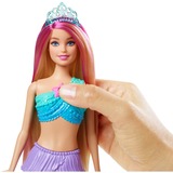 Mattel Dreamtopia Sirena Luci Scintillanti Bambola Bionda con Coda che si Illumina, Luci che si Attivano con Acqua e Capelli con Ciocche Rosa, Giocattolo per Bambini 3+ Anni Luci che si Attivano con Acqua e Capelli con Ciocche Rosa, Giocattolo per Bambini 3+ Anni, Bambola alla moda, Femmina, 3 anno/i, Ragazza, 365 mm, Multicolore