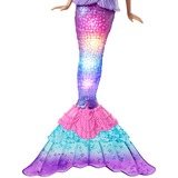 Mattel Dreamtopia Sirena Luci Scintillanti Bambola Bionda con Coda che si Illumina, Luci che si Attivano con Acqua e Capelli con Ciocche Rosa, Giocattolo per Bambini 3+ Anni Luci che si Attivano con Acqua e Capelli con Ciocche Rosa, Giocattolo per Bambini 3+ Anni, Bambola alla moda, Femmina, 3 anno/i, Ragazza, 365 mm, Multicolore