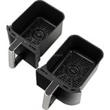 Ninja Foodi MAX Friggitrice ad aria a doppia zona AF400EU, Friggitrice ad aria calda Nero