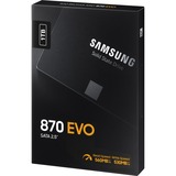 SAMSUNG 870 EVO 2.5" 1000 GB Serial ATA III V-NAND 1000 GB, 2.5", 560 MB/s, 6 Gbit/s
