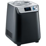 Severin EZ 7407, Gelatiera Nero (opaco)/Argento