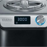 Severin EZ 7407, Gelatiera Nero (opaco)/Argento