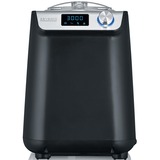 Severin Macchina per il ghiaccio compatta e preparatore di yogurt EZ 7407, Gelatiera Nero (opaco)/Argento