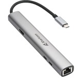 Sharkoon 4044951040704, Docking station grigio
