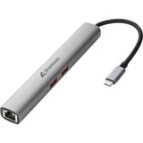 Sharkoon OfficePal Combo Adapter, Docking station grigio