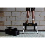 Stanley cassetta degli attrezzi FatMax con gradino, Cassetta portautensili Nero/Giallo