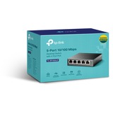 TP-Link TL-SF1005LP switch di rete Non gestito Fast Ethernet (10/100) Supporto Power over Ethernet (PoE) Nero Non gestito, Fast Ethernet (10/100), Supporto Power over Ethernet (PoE)