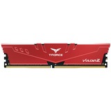 Team Group T-FORCE VULCAN Z TLZRD48G3600HC18J01 memoria 8 GB 1 x 8 GB DDR4 3600 MHz rosso, 8 GB, 1 x 8 GB, DDR4, 3600 MHz, 288-pin DIMM, Rosso