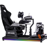 Thermaltake Cockpit simulatore di volo GF500 Nero, Sim Rig Nero