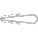 fischer Anello per cavi Steckfix SF plus LS 3/13, Fascetta stringitubo grigio chiaro