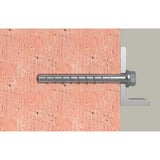fischer Vite per calcestruzzo UltraCut FBS II 8x70 20/5/- Esagonale con rondella a U TX 