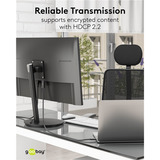 goobay Cavo adattatore USB, connettore USB-C > connettore HDMI, 4K / 60Hz Nero