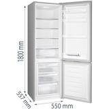gorenje RK418DPS4I Libera installazione 269 L D, Frigo / congelatore accaio, 269 L, N-ST, 39 dB, 3,2 kg/24h, D