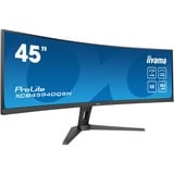 iiyama G-MASTER 45"LCD Curved Bus. UWQHD Monitor PC 113 cm (44.5") 5120 x 1440 Pixel Dual QHD LED Nero, Monitor di gioco Nero (opaco), 113 cm (44.5"), 5120 x 1440 Pixel, Dual QHD, LED, 0,8 ms, Nero