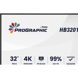 iiyama ProGraphic HB3201UHSNP-B1, Monitor LED Nero (opaco)
