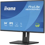 iiyama X2492HSU-B1, Monitor LED Nero (opaco)