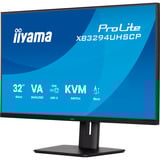iiyama XB3294UHSCP-B1, Monitor LED Nero (opaco)