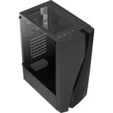 Aerocool Wave Midi Tower Nero, Chassis Tower Nero, Midi Tower, PC, Nero, ATX, micro ATX, Mini-ITX, ABS, SPCC, 15,8 cm