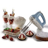 Ariete 1548 Sbattitore Vintage, 450W, 5 velocità, Funzione turbo, 2 fruste, Celeste, Mixer manuale celeste, 450W, 5 velocità, Funzione turbo, 2 fruste, Celeste, Sbattitore manuale, Azzurro, Impasto, Miscelatura, Azzurro, Pulsanti, Leva, Acciaio inox