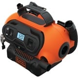BLACK+DECKER BDCINF18N-QS compressore ad aria 160 l/min AC/Accendisigaro, Pompa di aria arancione /Nero, 160 l/min, 11,03 bar