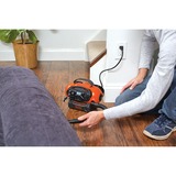 BLACK+DECKER BDCINF18N-QS compressore ad aria 160 l/min AC/Accendisigaro, Pompa di aria arancione /Nero, 160 l/min, 11,03 bar