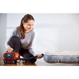 BLACK+DECKER BDCINF18N-QS compressore ad aria 160 l/min AC/Accendisigaro, Pompa di aria arancione /Nero, 160 l/min, 11,03 bar