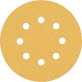 Bosch 2 608 900 805 fornitura per utensili rotanti per molatura/levigatura Legno Carta abrasiva, Foglio abrasivo Carta abrasiva, Legno, Bosch, Marrone, Rotondo, 12,5 cm