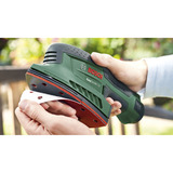 Bosch EasySander 12 Levigatrice multiuso 22000 Giri/min 22000 OPM, Multi Sander verde/Nero, Levigatrice multiuso, Velcro, 22000 Giri/min, 11000 OPM, 22000 OPM, 1,2 mm