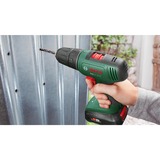 Bosch Easy Drill 18V-40 1630 Giri/min Senza chiave 1,3 kg Nero, Verde, Trapano avvitatore verde/Nero, Trapano con impugnatura a pistola, Senza chiave, Senza spazzola, Nero, Verde, 1,3 cm, 1630 Giri/min
