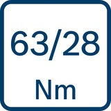 Bosch GSB 18V-28 Professional 1900 Giri/min Nero, Blu, Rosso, Cordless blu/Nero, Cacciavite a percussione, Impugnatura a pistola, Nero, Blu, Rosso, 1900 Giri/min, 500 Giri/min, 1900 Giri/min