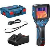 Bosch GTC 400 C Professional Noise equivalent temperature difference (NETD) Nero, Blu 2000 mAh 160 x 120 Pixel Display incorporato, Rilevatore termico blu/Nero, Noise equivalent temperature difference (NETD), -10 - 400 °C, 3 °C, 160 x 120 Pixel, Nero, Blu, 8,89 cm (3.5")