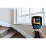 Bosch GTC 400 C Professional Noise equivalent temperature difference (NETD) Nero, Blu 2000 mAh 160 x 120 Pixel Display incorporato, Rilevatore termico blu/Nero, Noise equivalent temperature difference (NETD), -10 - 400 °C, 3 °C, 160 x 120 Pixel, Nero, Blu, 8,89 cm (3.5")