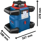 Bosch Laser rotante a batteria GRL 600 CHV Professional, 18 Volt, con supporto blu