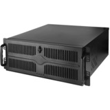 Chieftec UNC-409S-B computer case Supporto Nero 400 W, Server case Nero, Supporto, Nero, ATX, micro ATX, SECC, 4U, 14 cm