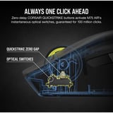 Corsair M75 Wireless Ricondizionato, Mouse da gioco Nero