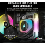 Corsair iCUE LINK H170i RGB Ricondizionato, Raffreddamento ad acqua Nero