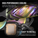 Corsair iCUE LINK H170i RGB Ricondizionato, Raffreddamento ad acqua Nero