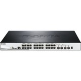 D-Link DGS-1510-28XMP Gestito L2/L3 Gigabit Ethernet (10/100/1000) Supporto Power over Ethernet (PoE) Nero, Grigio, Interruttore Gestito, L2/L3, Gigabit Ethernet (10/100/1000), Full duplex, Supporto Power over Ethernet (PoE), Montaggio rack