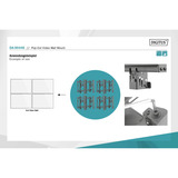 Digitus DA-90446, Base per monitor Nero
