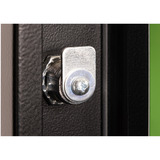 Digitus Porta frontale in vetro per armadio da parete 19" 20HE serie Unique, Pannello frontale Nero