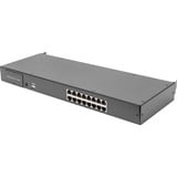 Digitus Switch KVM CAT 5 16 porte Nero